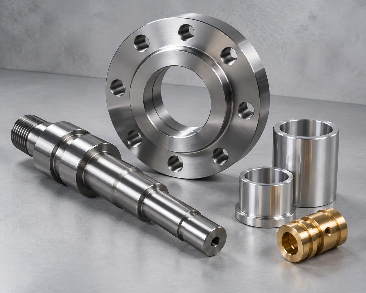 Illustrative precision cnc turning machining and components